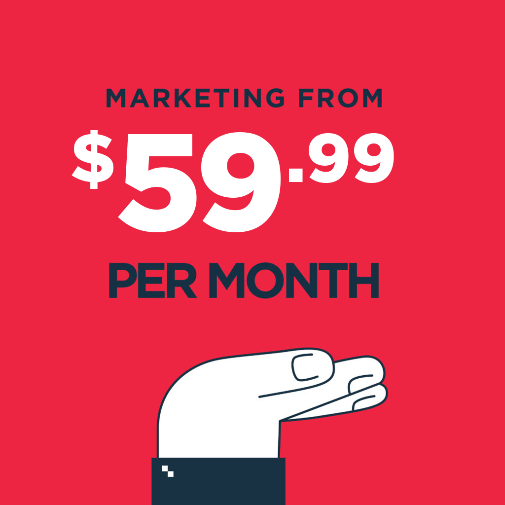 Marketing from 59.99 per month