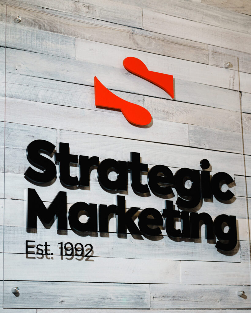 strategic marketing sign